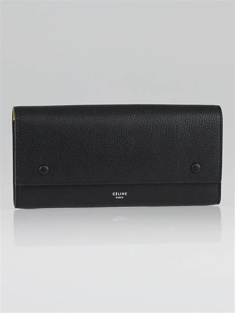 celine drummed leather wallet|Celine Leather Guide .